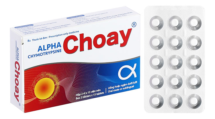 Thuốc Alpha CHOAY chống viêm, phù lề